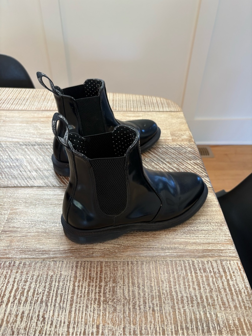 Doc Martens Black Chelsea Boots Classic Slip-On Style